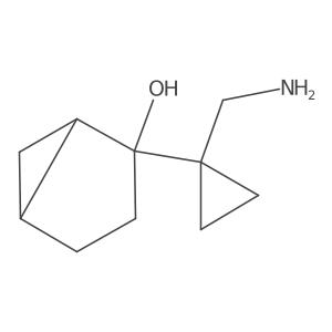 2-[1-(Aminomethyl)cyclopropyl]bicyclo[3.1.0]hexan-2-ol Structure