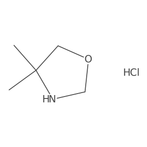 4,4-Dimethyloxazolidine hydrochloride Structure