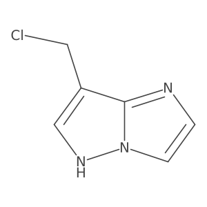 7-(chloromethyl)-5H-imidazo[1,2-b]pyrazole Structure
