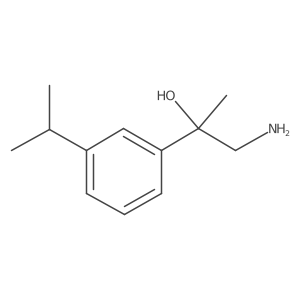 1-Amino-2-[3-(propan-2-yl)phenyl]propan-2-ol Structure