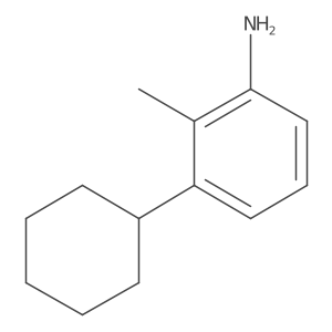 3-Cyclohexyl-2-methylaniline结构式