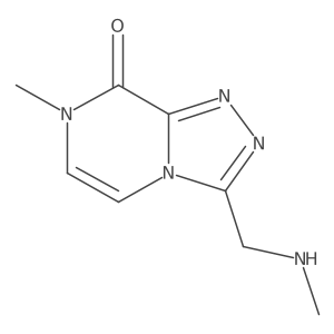 7-methyl-3-[(methylamino)methyl]-7H,8H-[1,2,4]triazolo[4,3-a]pyrazin-8-one结构式