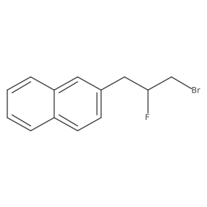 2-(3-Bromo-2-fluoropropyl)naphthalene结构式