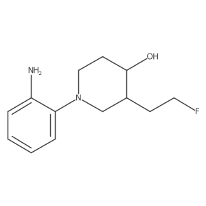 1-(2-Aminophenyl)-3-(2-fluoroethyl)piperidin-4-ol Structure