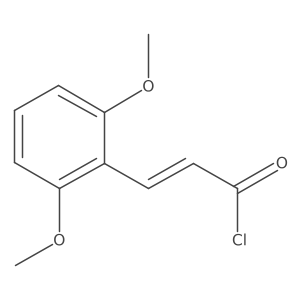 3-(2,6-Dimethoxyphenyl)acryloyl chloride结构式