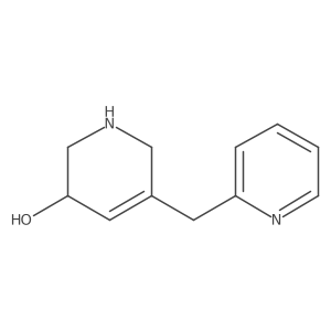 5-[(Pyridin-2-yl)methyl]-1,2,3,6-tetrahydropyridin-3-ol结构式
