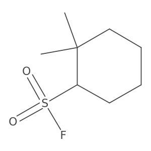 2,2-Dimethylcyclohexane-1-sulfonyl fluoride Structure