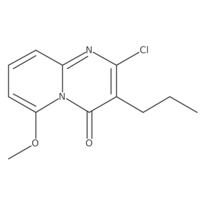 2-chloro-6-methoxy-3-propyl-4H-pyrido[1,2-a]pyrimidin-4-one结构式
