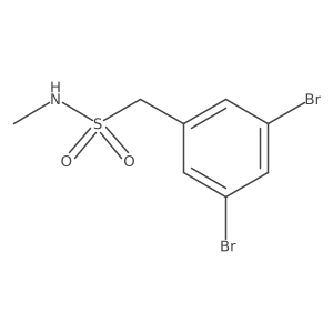 1-(3,5-dibromophenyl)-N-methylmethanesulfonamide结构式