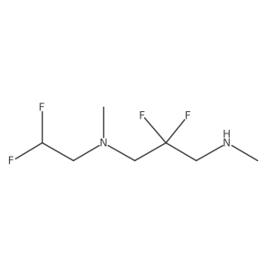 {3-[(2,2-Difluoroethyl)(methyl)amino]-2,2-difluoropropyl}(methyl)amine结构式
