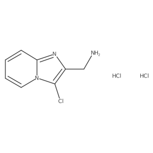 (3-Chloroimidazo[1,2-a]pyridin-2-yl)methanamine dihydrochloride Structure