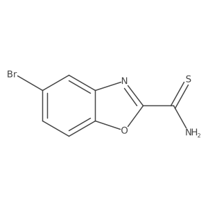 5-Bromo-1,3-benzoxazole-2-carbothioamide Structure