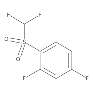 1-Difluoromethanesulfonyl-2,4-difluorobenzene Structure