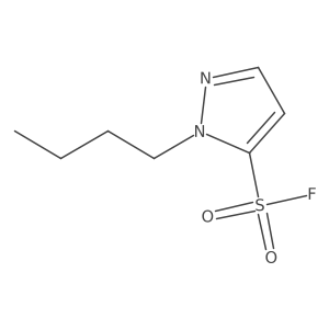 1-butyl-1H-pyrazole-5-sulfonyl fluoride Structure