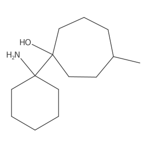 1-(1-Aminocyclohexyl)-4-methylcycloheptan-1-ol Structure