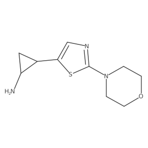 2-[2-(Morpholin-4-yl)-1,3-thiazol-5-yl]cyclopropan-1-amine Structure