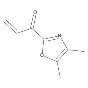 1-(Dimethyl-1,3-oxazol-2-yl)prop-2-en-1-one Structure