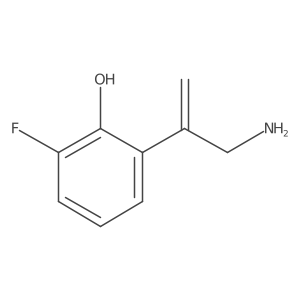 2-(3-Aminoprop-1-en-2-yl)-6-fluorophenol Structure