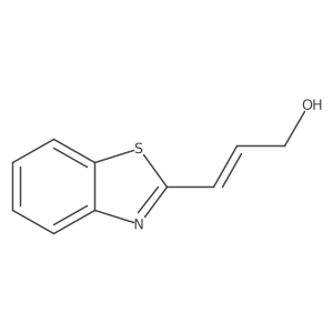3-(1,3-Benzothiazol-2-yl)prop-2-en-1-ol结构式