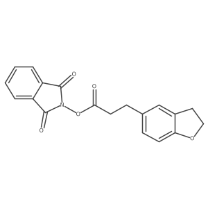 1,3-dioxo-2,3-dihydro-1H-isoindol-2-yl 3-(2,3-dihydro-1-benzofuran-5-yl)propanoate Structure
