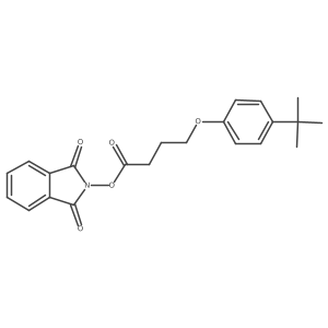 1,3-dioxo-2,3-dihydro-1H-isoindol-2-yl 4-(4-tert-butylphenoxy)butanoate Structure