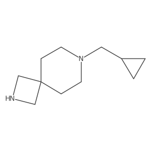 7-(Cyclopropylmethyl)-2,7-diazaspiro[3.5]nonane结构式
