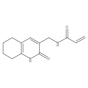 N-[(2-oxo-1,2,5,6,7,8-hexahydroquinolin-3-yl)methyl]prop-2-enamide Structure