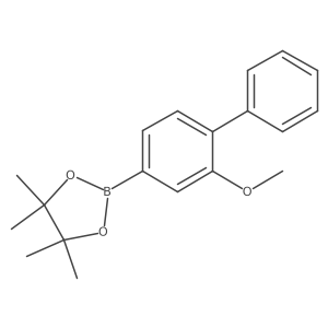 2-(2-Methoxy-[1,1'-biphenyl]-4-yl)-4,4,5,5-tetramethyl-1,3,2-dioxaborolane Structure