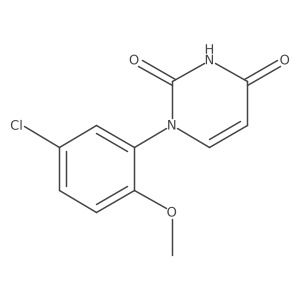 1-(5-Chloro-2-methoxyphenyl)-1,2,3,4-tetrahydropyrimidine-2,4-dione Structure
