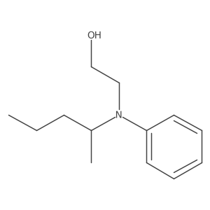 2-[(1-Methylbutyl)phenylamino]ethanol Structure