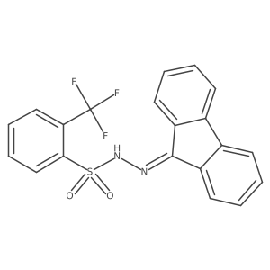 N'-(9H-Fluoren-9-ylidene)-2-(trifluoromethyl)benzenesulfonohydrazide Structure