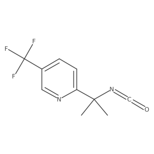 2-(2-Isocyanatopropan-2-yl)-5-(trifluoromethyl)pyridine Structure