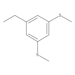 (5-Ethyl-1,3-phenylene)bis(methylsulfane)结构式