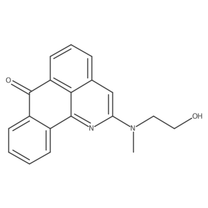 2-((2-Hydroxyethyl)(methyl)amino)-7H-dibenzo[de,h]quinolin-7-one结构式