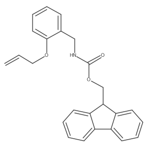(9H-fluoren-9-yl)methyl N-{[2-(prop-2-en-1-yloxy)phenyl]methyl}carbamate结构式