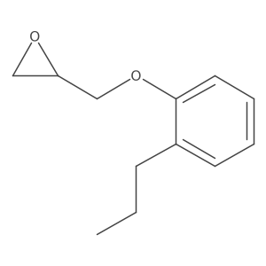 1,2-Epoxy-3-(2-propylphenoxy)propane结构式
