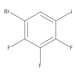 1-Bromo-2,3,4-trifluoro-5-iodobenzene Structure