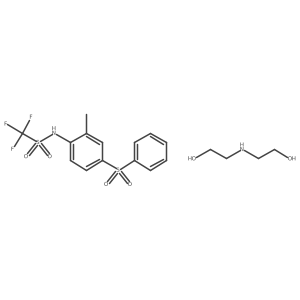 Diethanolamine perfluidone (1:1) Structure
