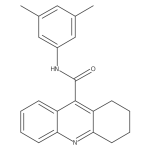 N-(3,5-dimethylphenyl)-1,2,3,4-tetrahydro-9-acridinecarboxamide Structure