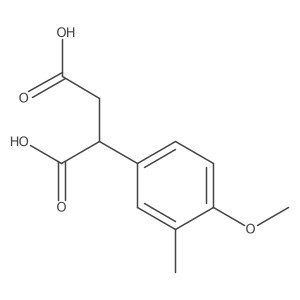 2-(4-Methoxy-3-methylphenyl)butanedioic acid结构式