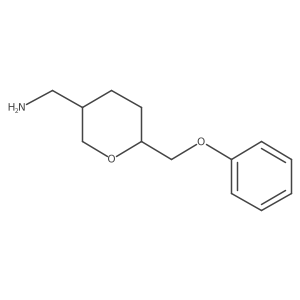 {[6-(phenoxymethyl)tetrahydro-2H-pyran-3-yl]methyl}amine结构式