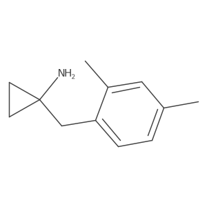 1-(2,4-Dimethyl-benzyl)-cyclopropylamine Structure