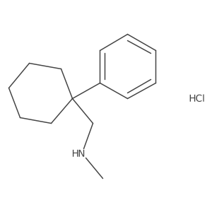 N-methyl-(1-phenylcyclohexyl)methanamine hydrochloride Structure