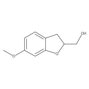(6-Methoxy-2,3-dihydro-1-benzofuran-2-yl)methanol结构式