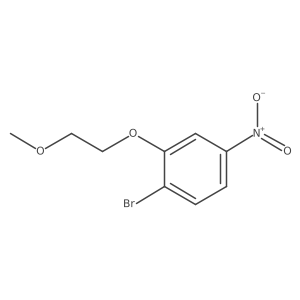 1-Bromo-2-(2-methoxyethoxy)-4-nitrobenzene Structure