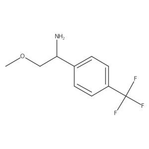 2-Methoxy-1-(4-(trifluoromethyl)phenyl)ethan-1-amine Structure