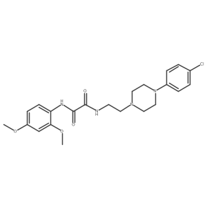N1-(2-(4-(4-chlorophenyl)piperazin-1-yl)ethyl)-N2-(2,4-dimethoxyphenyl)oxalamide Structure