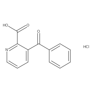 3-Benzoylpyridine-2-carboxylic acid hydrochloride Structure