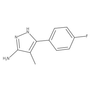 3-(4-fluorophenyl)-4-methyl-1H-pyrazol-5-amine Structure