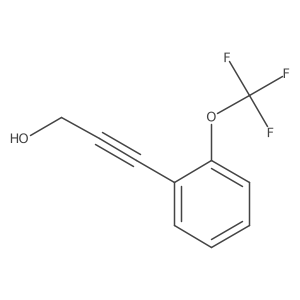 3-(2-Trifluoromethoxy-phenyl)-prop-2-yn-1-ol Structure